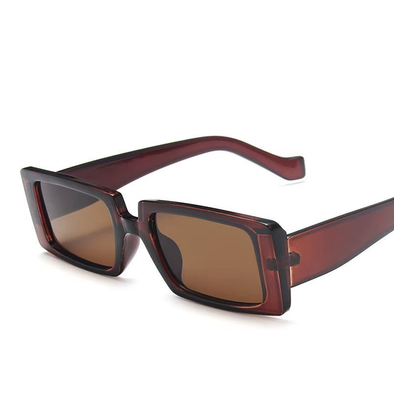 2023 Retro Square Sun Glasses Luxury Brand Travel Small Rectangle Sunglasses Women Men Vintage Oculos Lunette De Soleil Femme