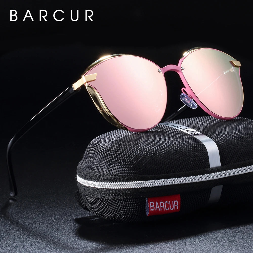Luxury Polarized Sunglasses Women round Sun Glassess Ladies Lunette De Soleil Femme