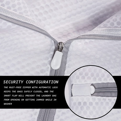 2 Pack Mesh Laundry Bag-2 XXL Oversize Delicates Laundry Bag-Extra Large Durable Laundry Wash Bag with New Honeycomb Mesh-Big Clothes,Household,Bed Sheet,Stuffed Toys,Lingerie Net Bags for Laundry