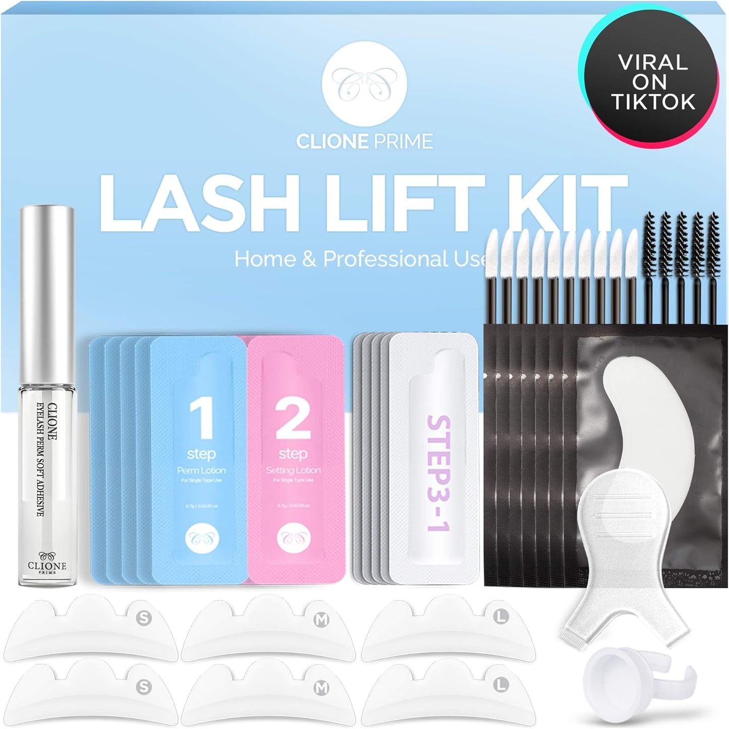 Korean Lash Lift Kit - Brow Lamination Kit Lifting De Pestañas Kit Professional Eyelash Perm Kit Eyelash Lift Kit Lash Perm Eyebrow Lamination Lash Curling Kit Laminado De Cejas Kit Profesional