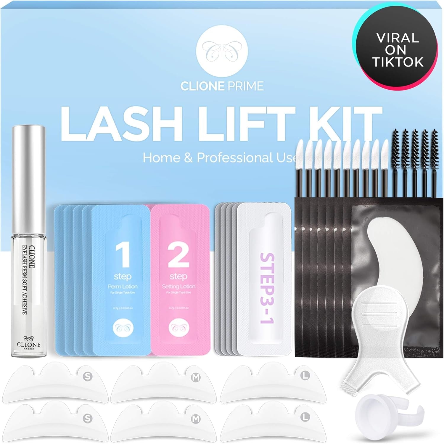 Korean Lash Lift Kit - Brow Lamination Kit Lifting De Pestañas Kit Professional Eyelash Perm Kit Eyelash Lift Kit Lash Perm Eyebrow Lamination Lash Curling Kit Laminado De Cejas Kit Profesional