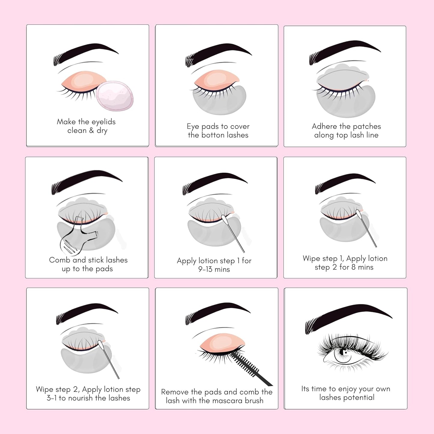 Korean Lash Lift Kit - Brow Lamination Kit Lifting De Pestañas Kit Professional Eyelash Perm Kit Eyelash Lift Kit Lash Perm Eyebrow Lamination Lash Curling Kit Laminado De Cejas Kit Profesional