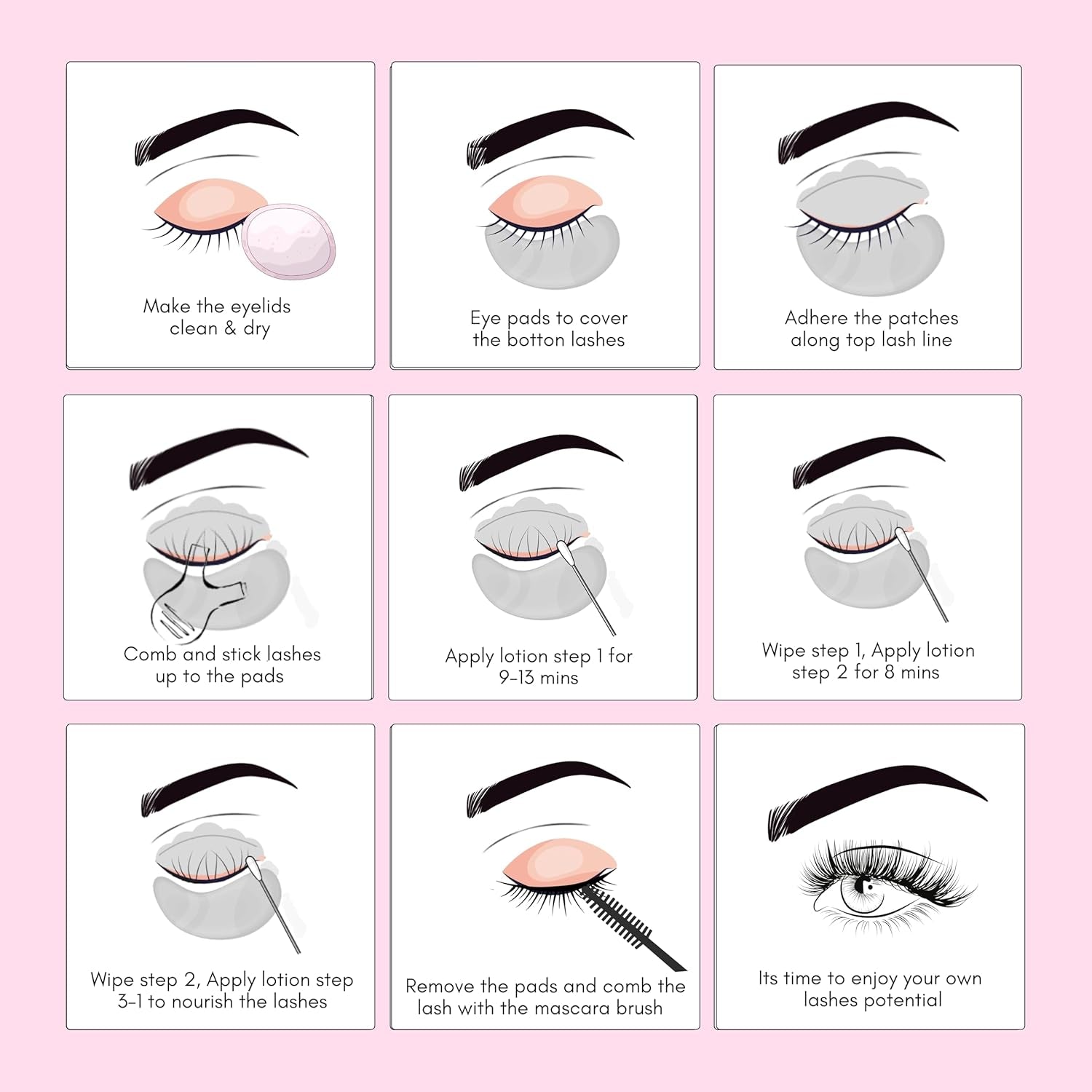 Korean Lash Lift Kit - Brow Lamination Kit Lifting De Pestañas Kit Professional Eyelash Perm Kit Eyelash Lift Kit Lash Perm Eyebrow Lamination Lash Curling Kit Laminado De Cejas Kit Profesional